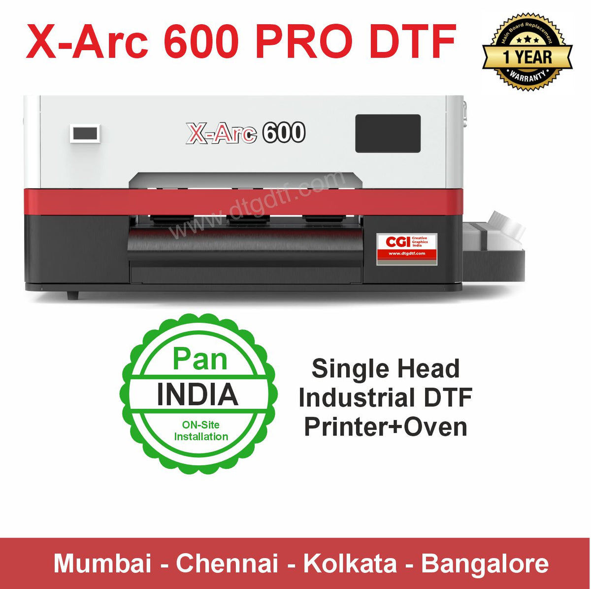 X Arc 12 inch Single Head Roll DTF Printer ( Printer Only ) - store.dtgdtf