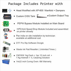 L18050 DTF Roll Printer + Oven + Consumables - store.dtgdtf