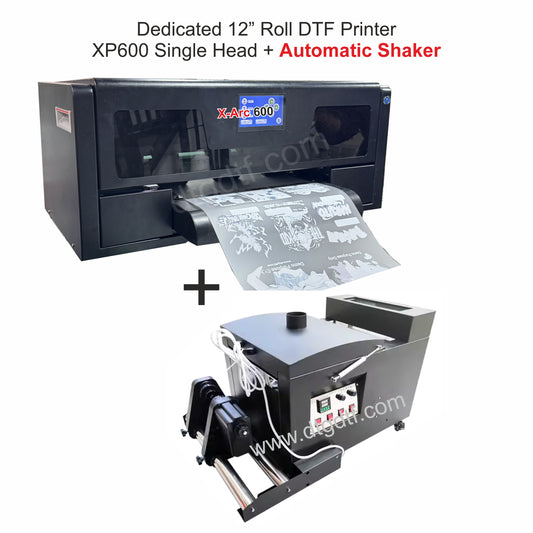 X Arc 12 inch Single Head Roll DTF Printer with Automatic Powder-shaker (Pre-book) - store.dtgdtf